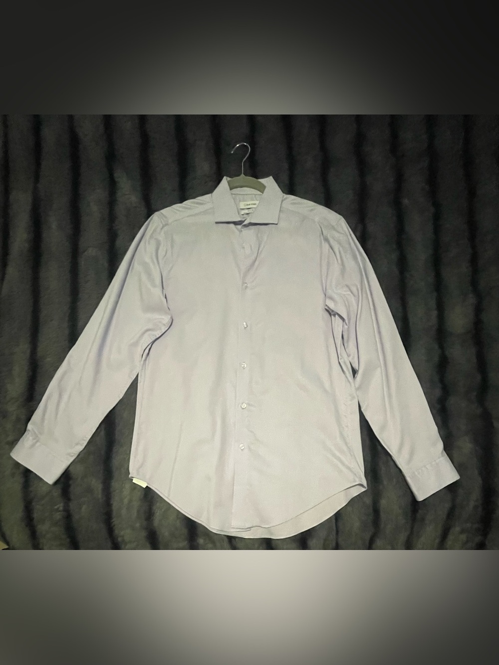Calvin Klein Men's Long-Sleeve Dress Shirt - Light Gray